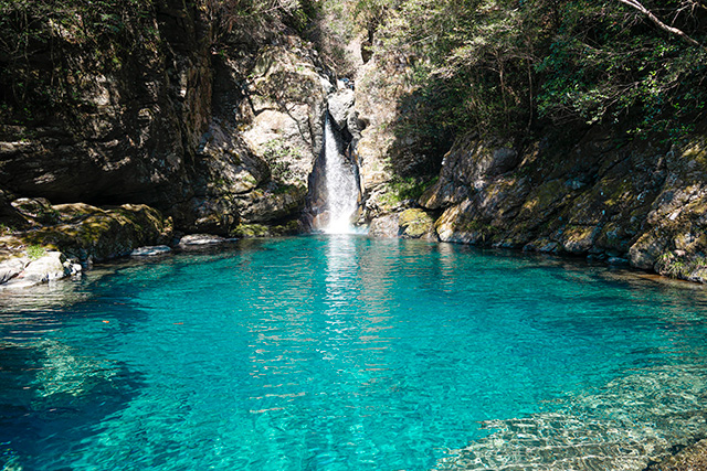 滝つぼ「にこ淵」(高知県/いの町)