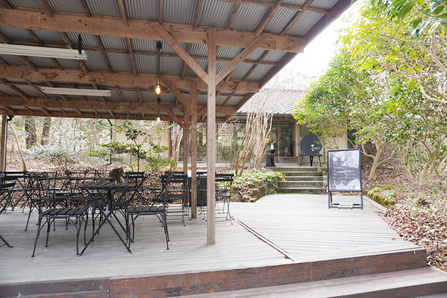 ジェラートを販売する「里山館」/叶 匠壽庵 寿長生の郷（滋賀県/大津市）