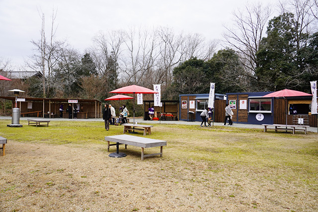 お楽しみ広場の屋台/叶 匠壽庵 寿長生の郷（滋賀県/大津市）