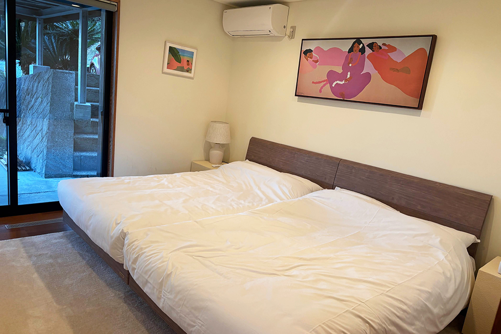 ダブルベッド/UMI-YAMA CHIKURA（千葉県／南房総市）