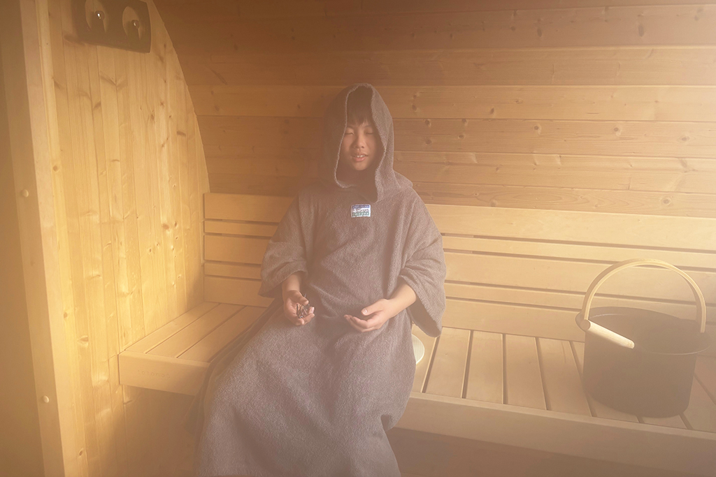 子どもの初サウナ体験/UMI-YAMA CHIKURA（千葉県／南房総市）