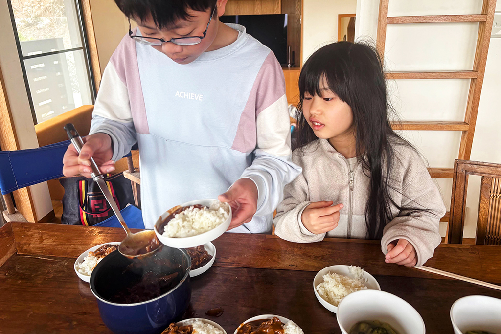 食事セットのハヤシライス/UMI-YAMA CHIKURA（千葉県／南房総市）