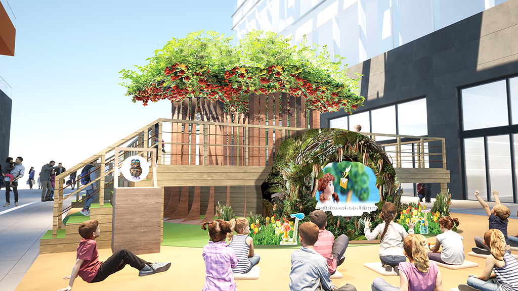 ワークショップエリア/不思議の畑とトマトの樹(福岡県/粕屋町)