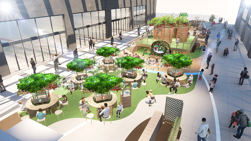 カフェエリア/不思議の畑とトマトの樹(福岡県/粕屋町)