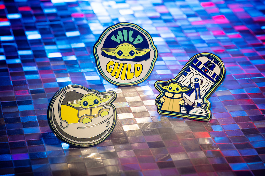 「グローグー」がデザインされたピンバッジ/東京ディズニーランド（千葉県/舞浜市）