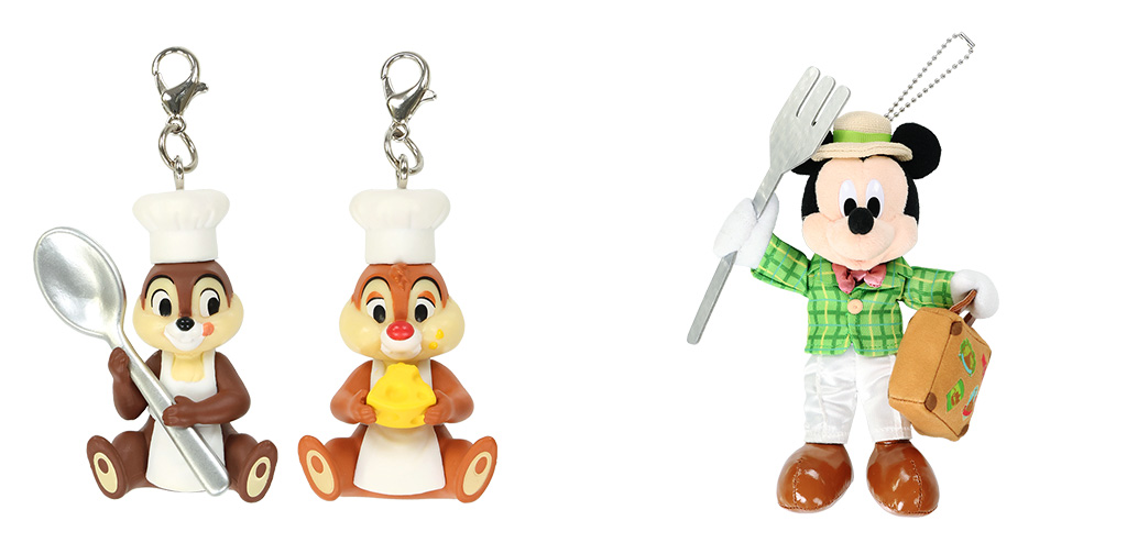 ぬいぐるみバッジや、チャームセットなど/東京ディズニーシー（千葉県/舞浜市）