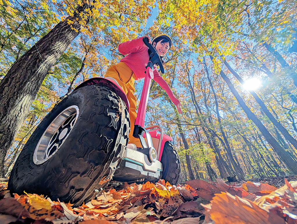 自立式電動立ち乗りボード「ジャイロライド」/ジャイロライドパーク（栃木県/那須塩原市）