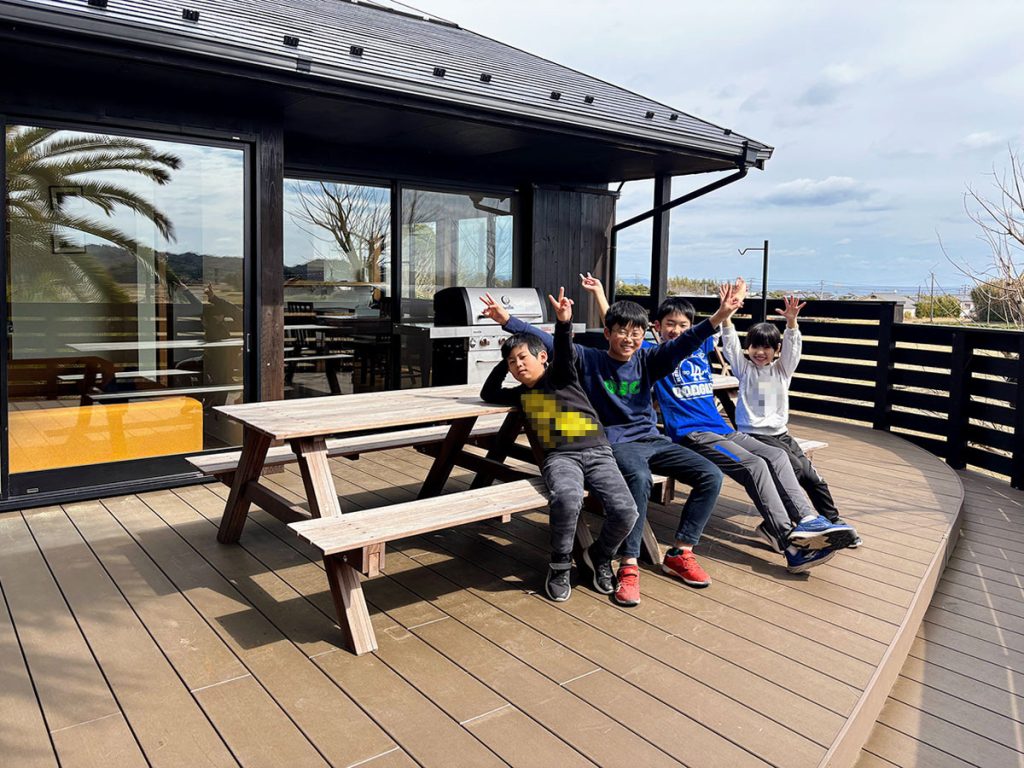 テンションがあがる子ども達/UMI-YAMA CHIKURA（千葉県／南房総市）