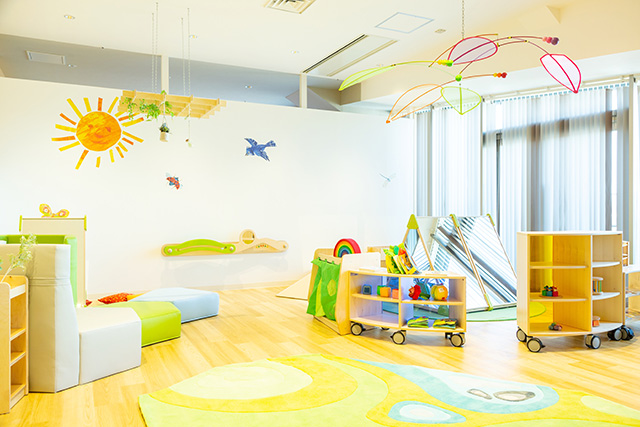 2歳未満のお子さま優先のベビーエリア/プレイパーク エリック・カール