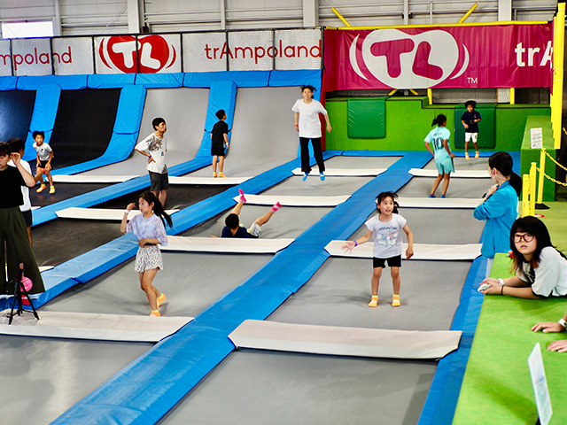 たくさんのトランポリン/トランポリンパーク トランポランド埼玉(埼玉県/新座市)