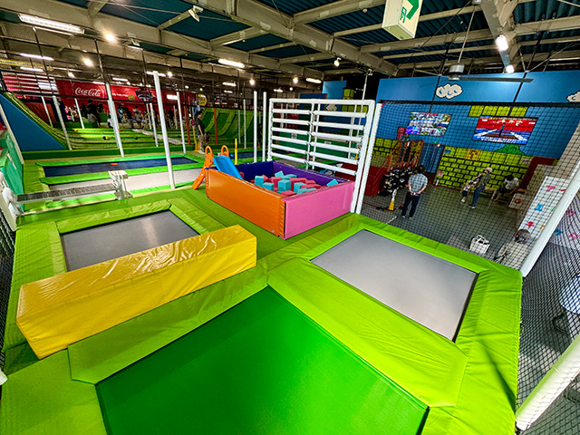 園児にもやさしい安全設計/トランポリンパーク トランポランド埼玉(埼玉県/新座市)