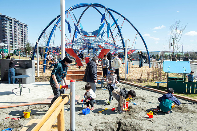 のびのびと遊べる「屋外ゾーン」／リポビタンキッズ PLAYLOT by BørneLund