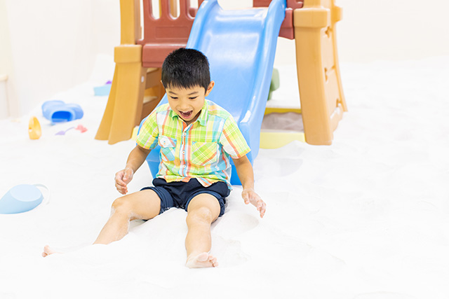 安心安全なサラサラすなば／ファンタジーキッズリゾート新さっぽろ