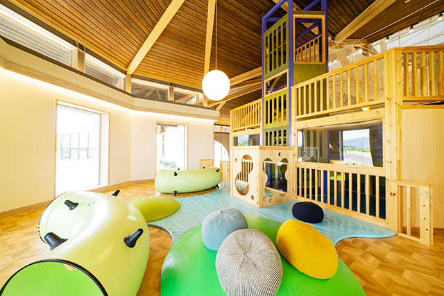 1～3歳児までが遊べる乳幼児スペース／ラポルテ五泉