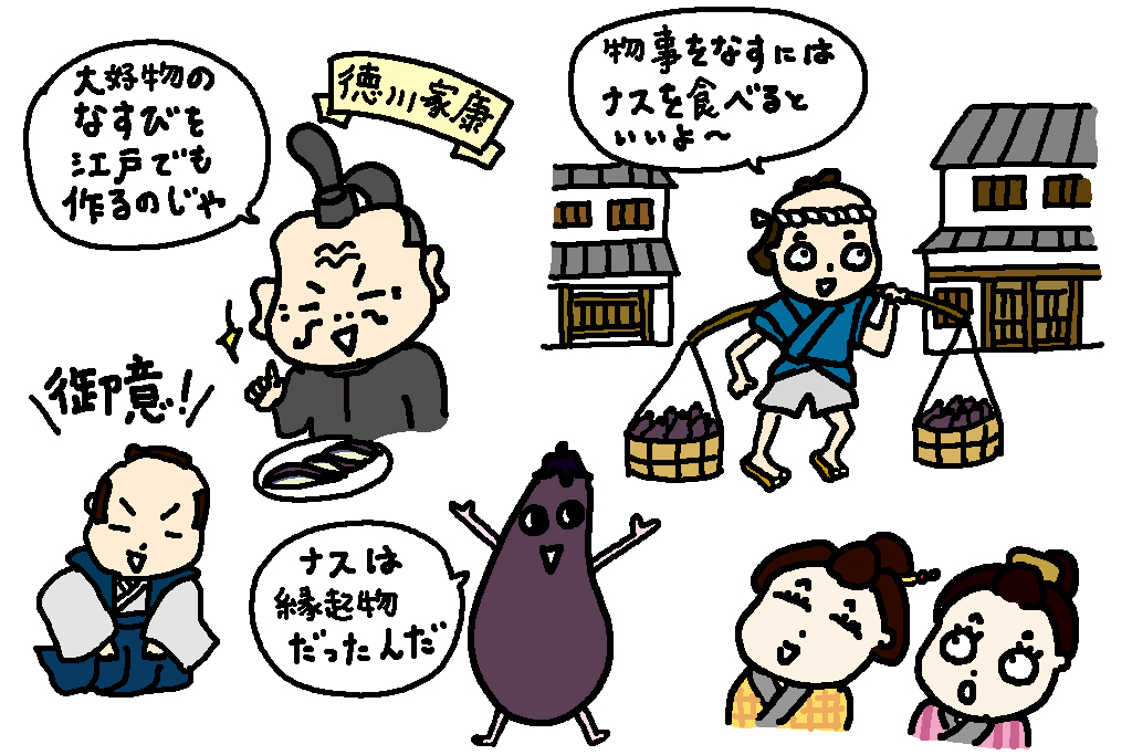 ナスとなすびは同じもの/大阪府の特産品「ナス」