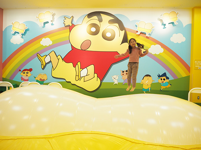 おしりぶりぶりトランポリン/クレヨンしんちゃん オラの あそべるゆめぱ～く くずは（大阪府/枚方市）