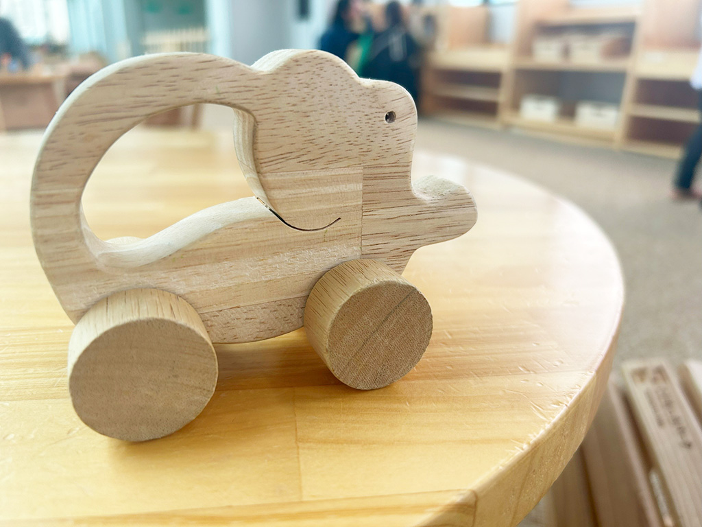 未就学児エリアの木製のおもちゃ/こどもっちパーク こうべパーク（兵庫県/神戸市）