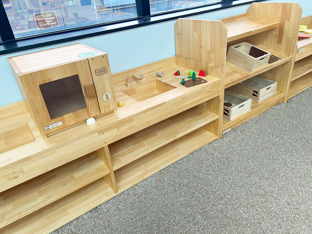 子どもの身長に合わせたキッズキッチン/こどもっちパーク こうべパーク（兵庫県/神戸市）