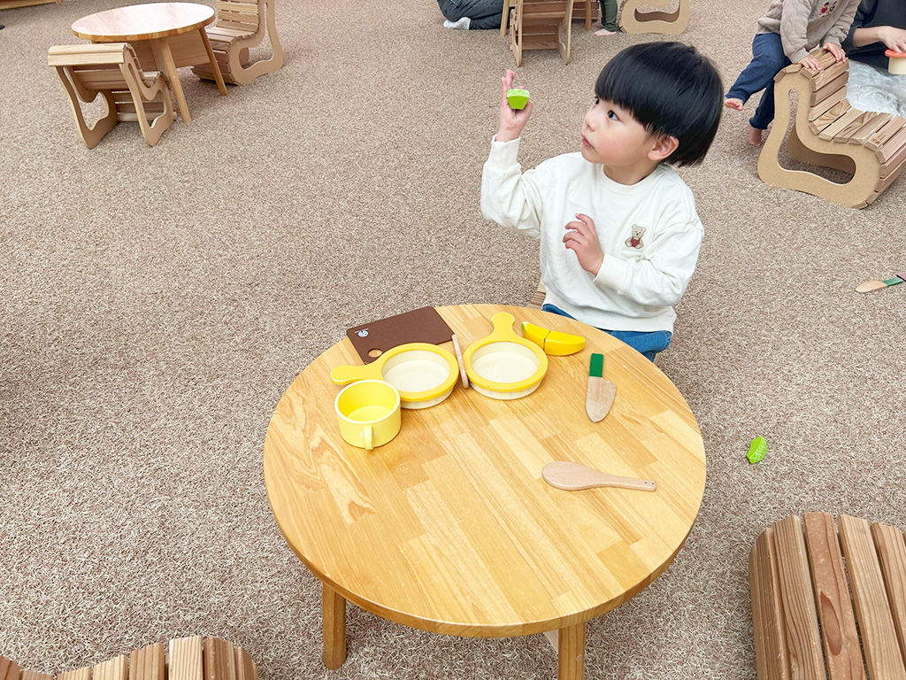 おままごとの様子/こどもっちパーク こうべパーク（兵庫県/神戸市）