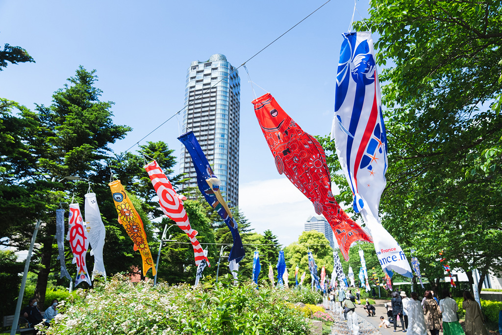 こいのぼりGALLERY│MIDTOWN OPEN THE PARK 2025/東京ミッドタウン（東京都/港区）