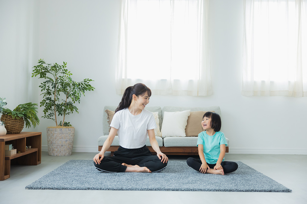 イメージ/親子でできる簡単ストレッチ
