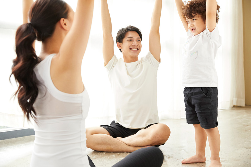 イメージ/親子でできる簡単ストレッチ