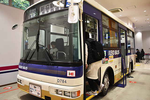 バス展示/京王れーるランド（東京都/日野市）