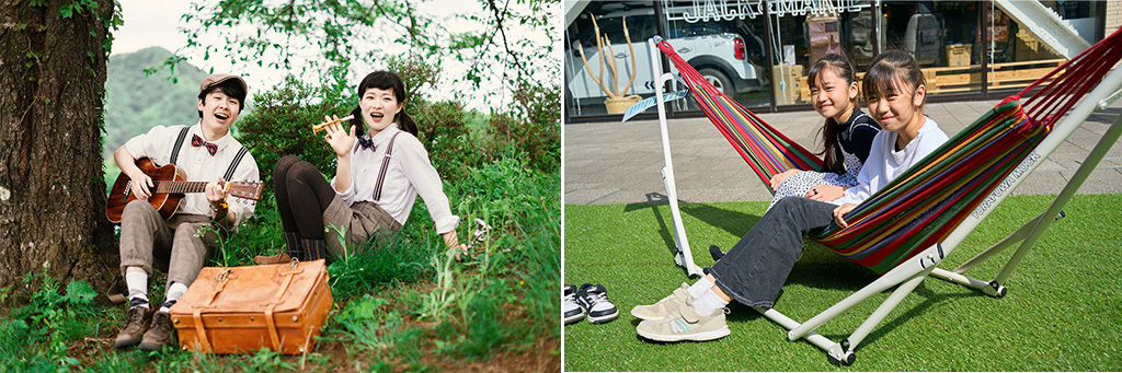 「ニジノ絵本屋Presents えほんうたショー」とハンモックで楽しめる「あおぞら図書館」/青葉台東急スクエア 屋上広場（神奈川県/横浜市）