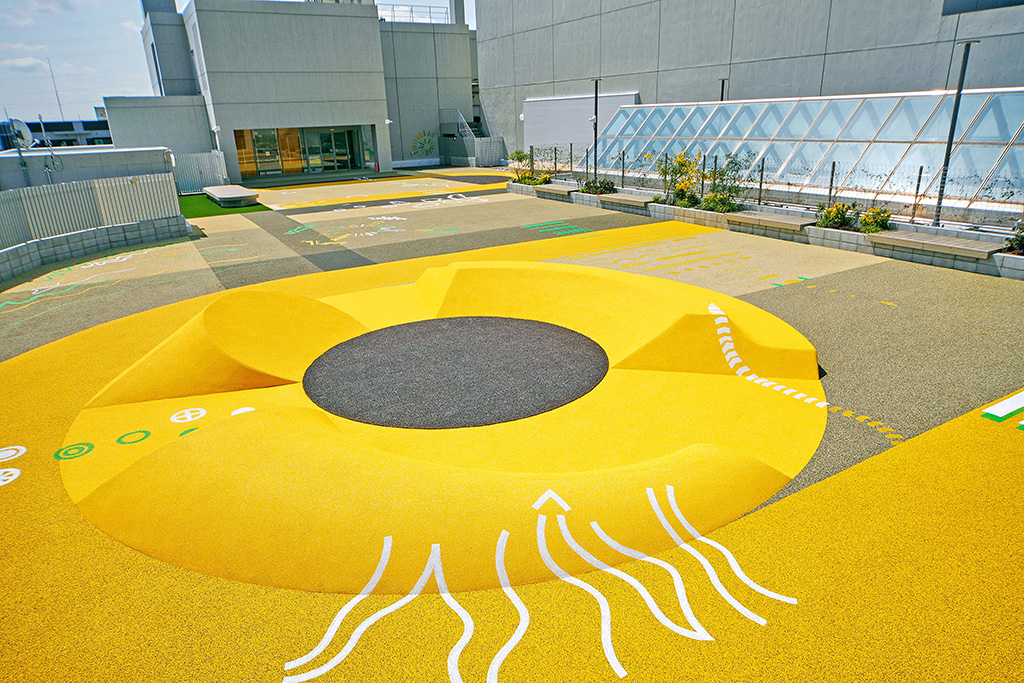 屋上のプレイグラウンド「スクエアパーク」/青葉台東急スクエア 屋上広場（神奈川県/横浜市）