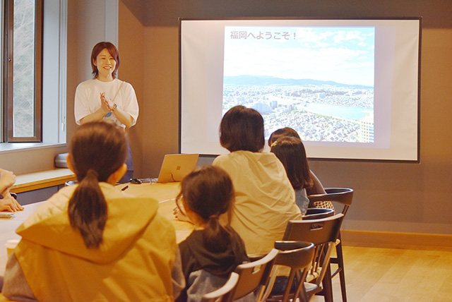 オリエンテーションの様子/ポケマルおやこ地方留学（福岡県/古賀市）