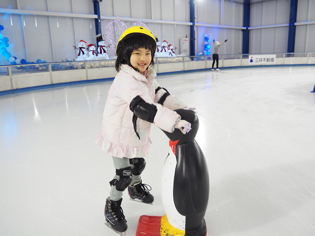 通年スケートできる「三井不動産アイスパーク船橋」を初心者の子どもと体験レポート！/三井不動産アイスパーク船橋（千葉県/船橋市）