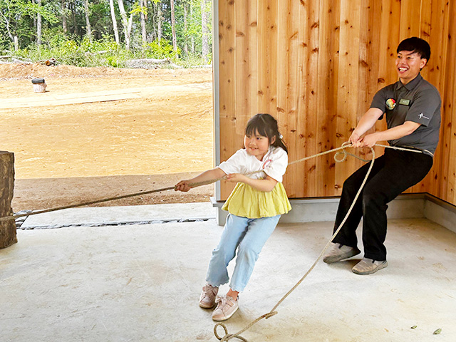 綱引きの様子/BUB RESORTつくば（茨城県/つくば市）