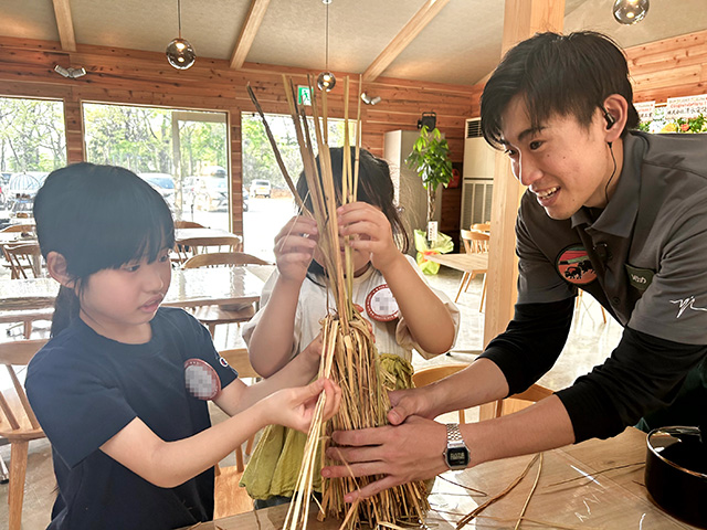 こも豆腐づくり体験の様子/BUB RESORTつくば（茨城県/つくば市）