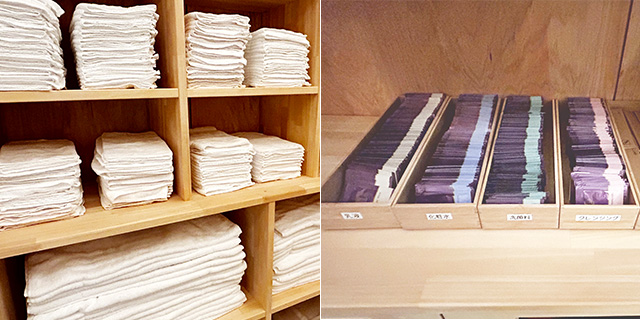 貸出タオルやアメニティ/BUB RESORTつくば（茨城県/つくば市）