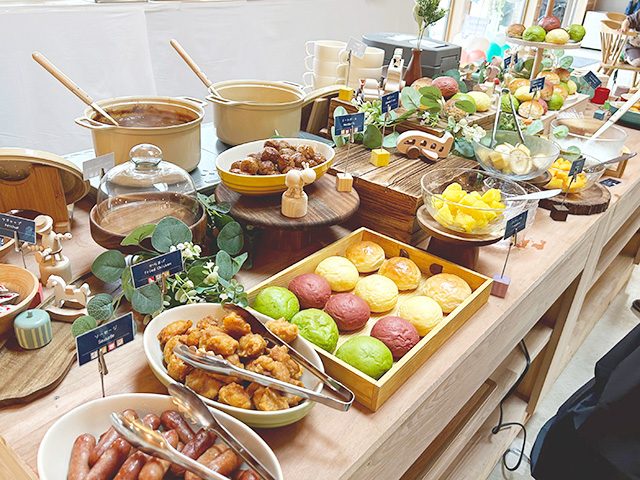 子どもたちはブッフェ形式/BUB RESORTつくば（茨城県/つくば市）