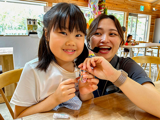 、自分だけのネックレスが完成/BUB RESORTつくば（茨城県/つくば市）