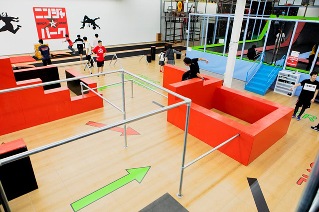 パルクールエリア/ニンジャ☆パーク古河店