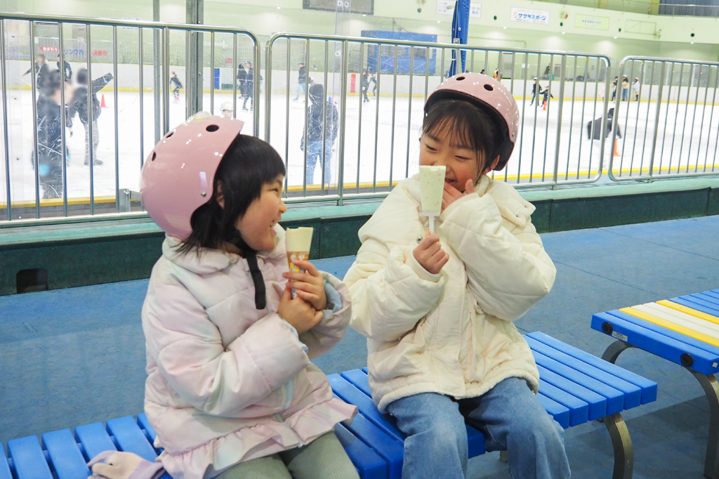 休憩スペースのベンチ/江戸川区スポーツランド（東京都/江戸川区）