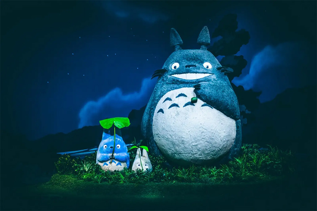 トトロたちがお出迎えしてくれるコーナー/鈴木敏夫とジブリ展（愛知県/長久手市）