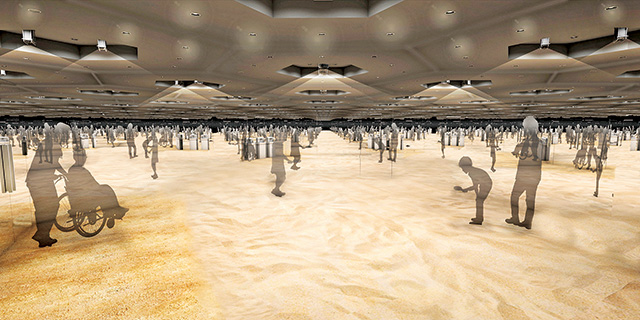 鳥取/砂を敷き詰めて鏡で囲い、広大な鳥取砂丘を再現/大阪・関西万博(大阪府/大阪市)