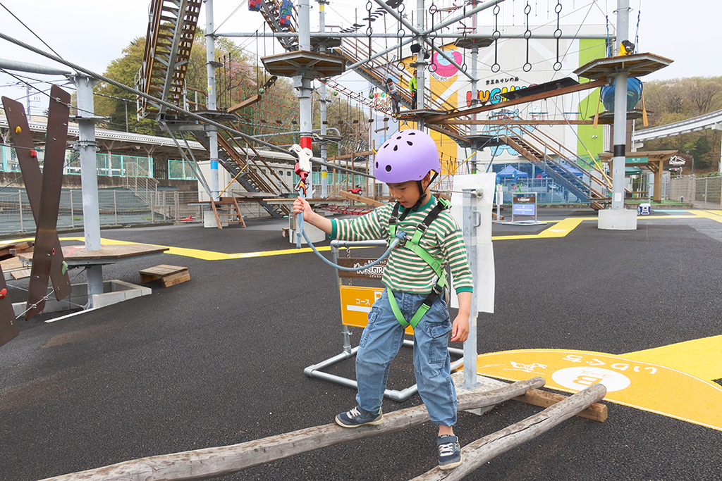 Bコースの入り口にある「ロビニアス」/HUGTRATOPS(ハグトラトプス)(東京都/日野市)