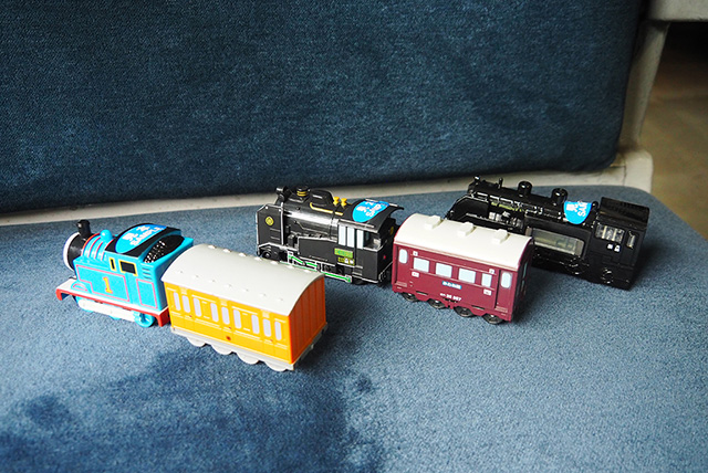 「トーマス連結でGO！」と「連結でGO！大井川鐵道C11190」/大井川鐵道「きかんしゃトーマス号」2025