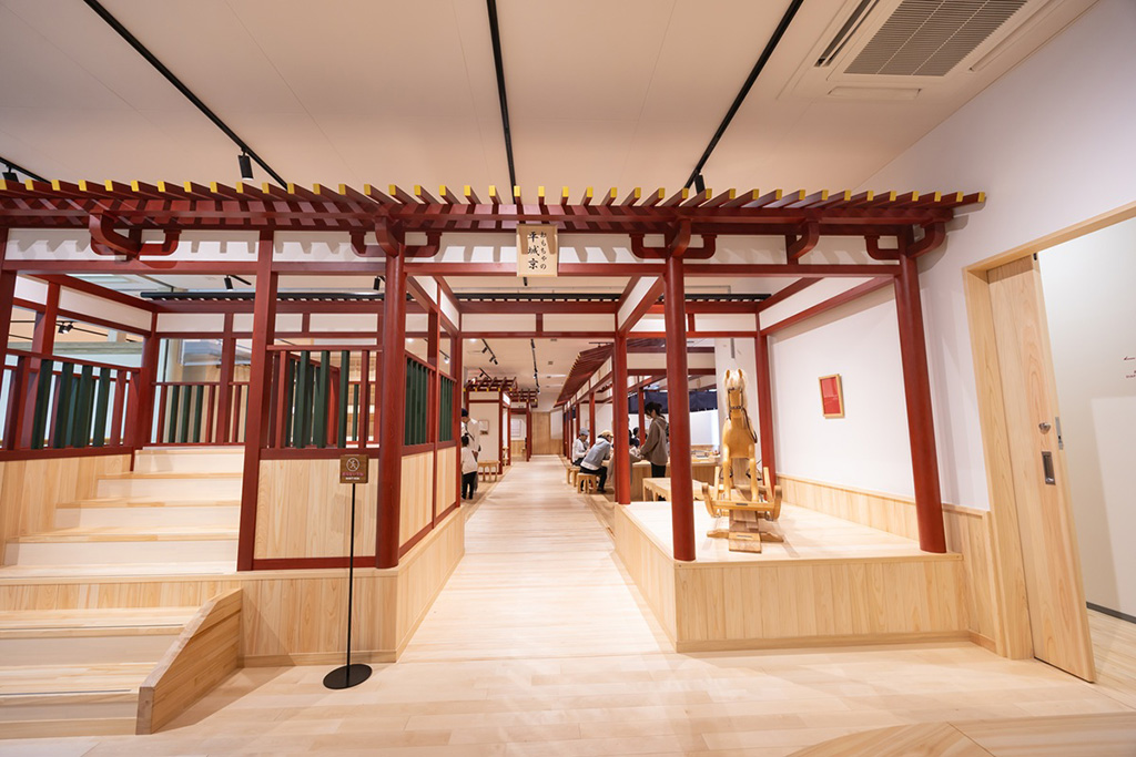 キッズサイズの朱雀大路/奈良おもちゃ美術館(奈良県/三郷町)