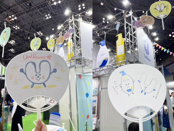 空き容器から作ったうちわ/環境月間イベント 身近なモノ・コトから資源循環を感じてみよう！～エコで生活を豊かに～（神奈川県/横浜市）