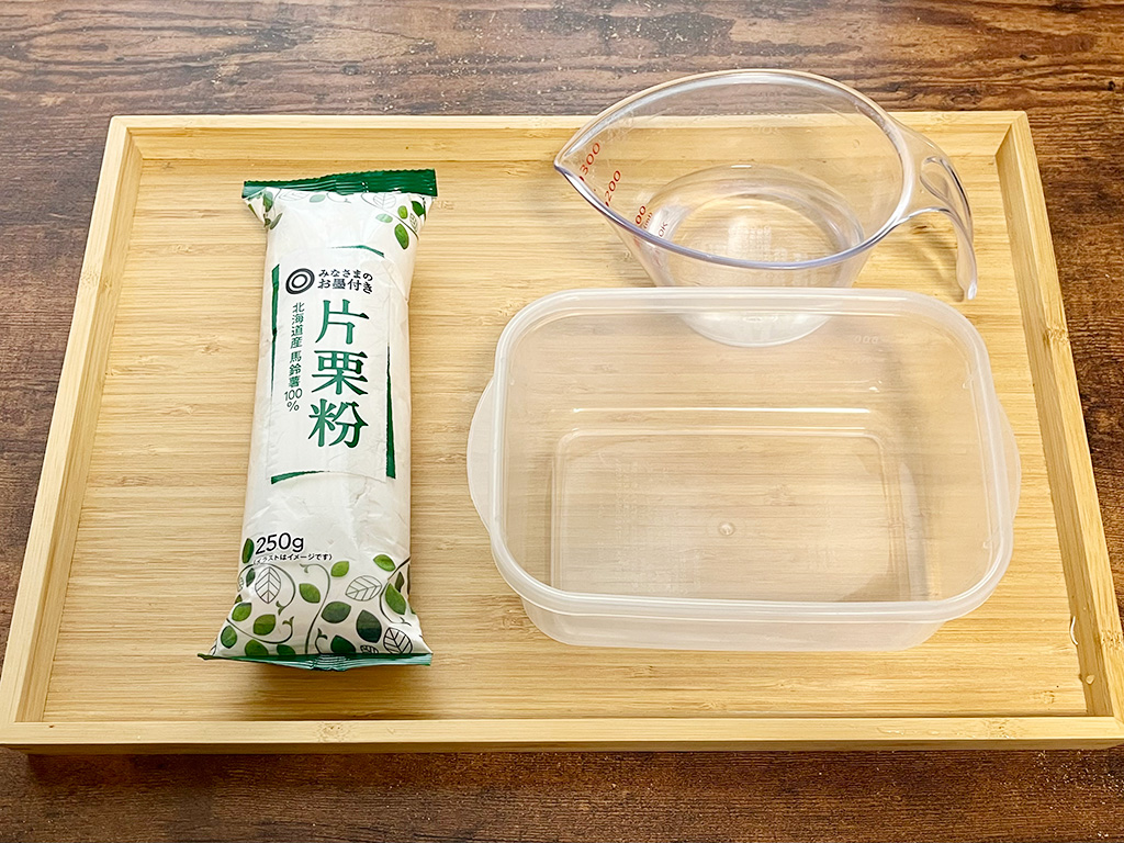 「ダイラタンシー」の材料│自由研究