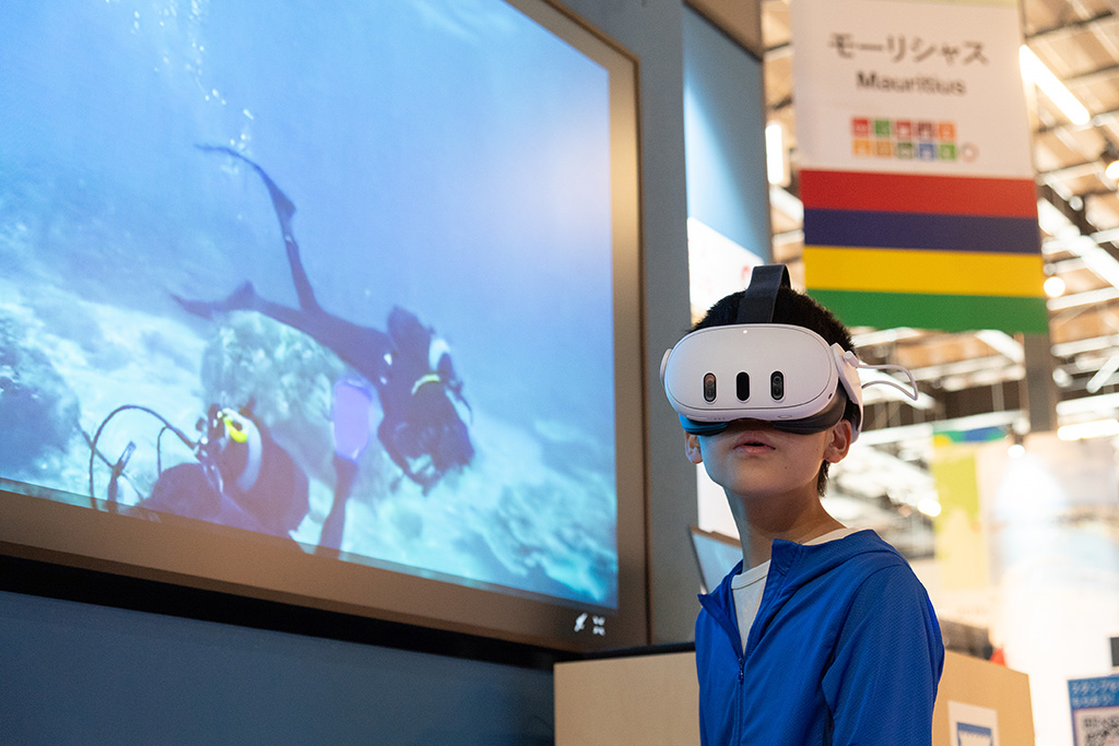 絶景のビーチリゾートをVRで体験│モーリシャスパビリオン/大阪・関西万博（大阪府/大阪市）