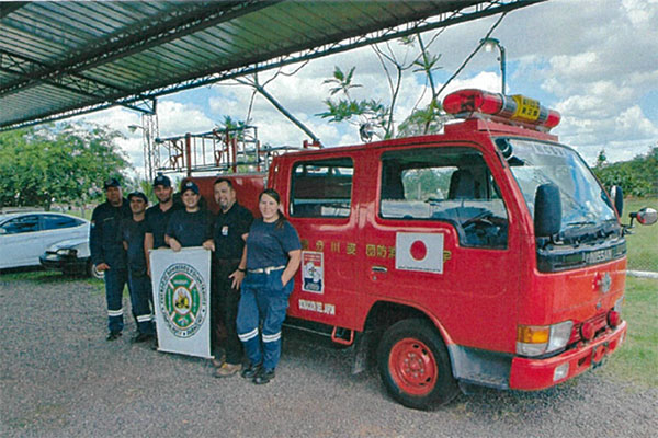 消防車寄贈