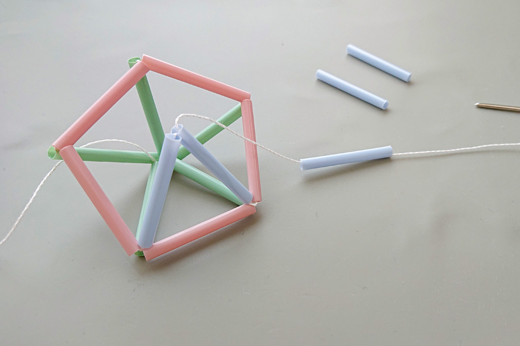 十面体の作り方／自由研究-工作-ヒンメリ