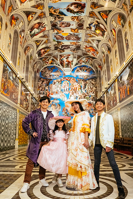 リックアートで再現した、世界遺産・システィーナ礼拝堂/那須とりっくあーとぴあ （栃木県／那須町）