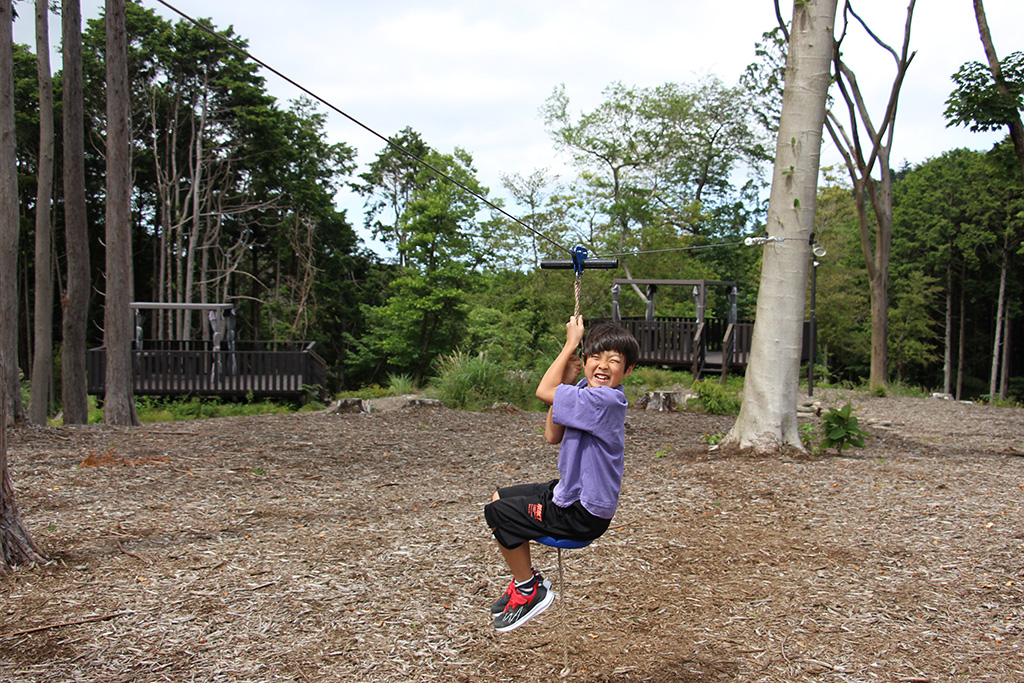 ジップライン/奏の森Resorts(静岡県/伊東市)